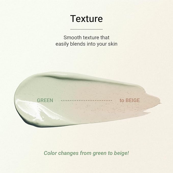 Meebak Cica Redness Solution Lite – Green Color Correcting CC Cream for Redness Relief w/Niacinamide & Centella Asiatica, Korean Tone Up Cream, Tinted Moisturizer for Sensitive, Fair to Medium Skin-Velvo Beauty