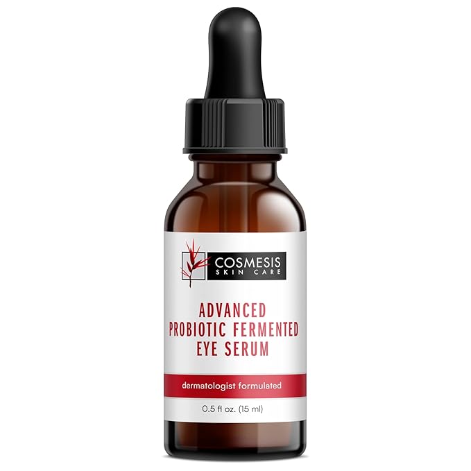Advanced Probiotic-Fermented Serum - Revitilize Your Eyes, Combat Oxidation, & Support Youthful Skin - Cosmesis, 0.50 oz.-Velvo Beauty