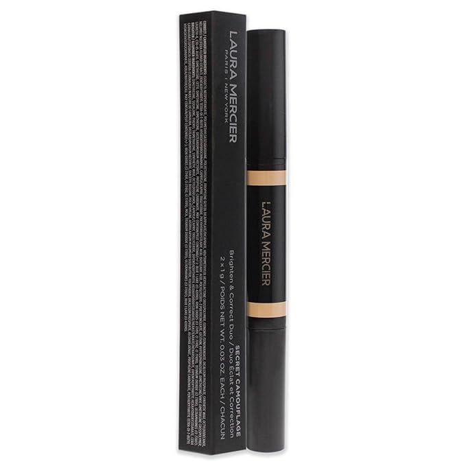 Laura Mercier Secret Camouflage Concealer Duo Stick - 1W Light with Warm Undertones Women 2 x 0.03 oz-Velvo Beauty