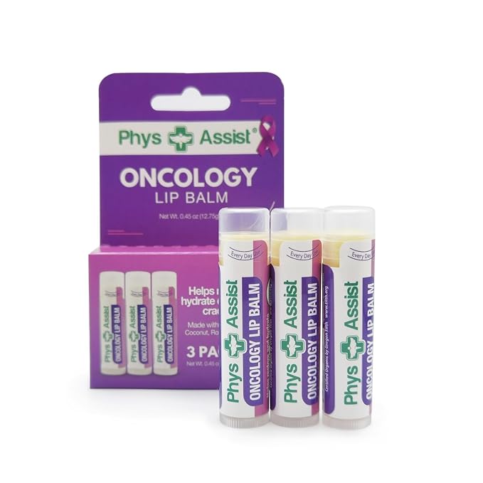Oncology Lip Balm USDA Organic, Hydrate Dry, Parched Lips. Moisturizing -3 Pack-Velvo Beauty
