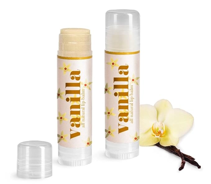 144 Natural Plastic Empty Lip Balm Tubes with Natural Friction Fit Caps by SKS Bottle & Packaging, 0.15 oz tubes - Bulk Lip Balm Containers for DIY Lip Care, Lip Balm Making, and Lip Balm Crafting-Velvo Beauty