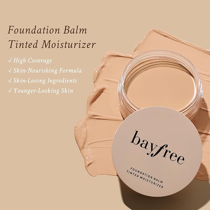 Foundation Balm, Matte Full Coverage Cream Foundation, Mature Skin Foundation, Creamy, Waterproof, Lightweight Face Makeup, 0.99 oz (BUFF BEIGE)-Velvo Beauty