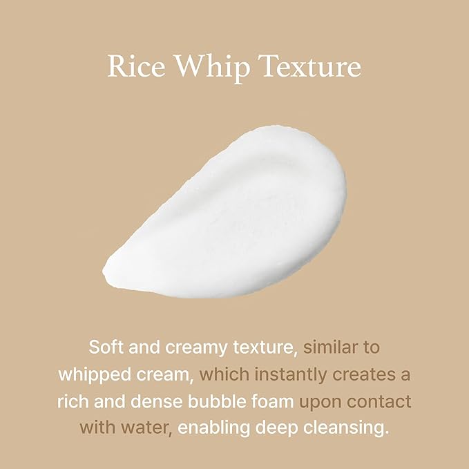 I'm from Rice Whip Facial Cleanser Set, 3 pcs Gift, Travel Kit with Rice Face Wash 5.07 fl oz & 1.01 fl oz & Rice Toner 1.01 fl oz, low-pH Rice Water Face Wash for sensitive, dry skin-Velvo Beauty