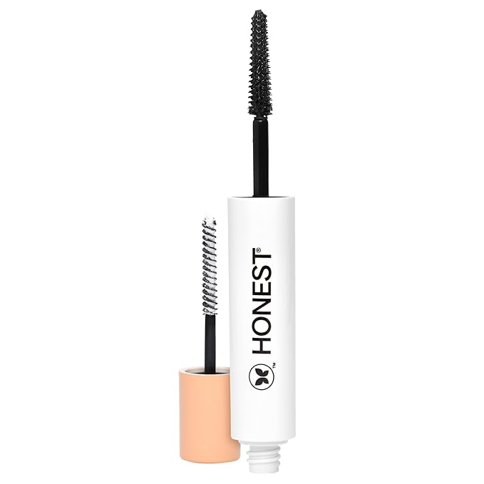 Honest Beauty 2-in-1 Extreme Length Clean Mascara + Lash Primer | Lengthening + Volumizing | EWG Verified + Cruelty Free | Black, .27 fl oz-Velvo Beauty