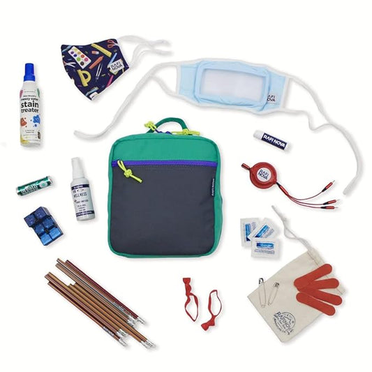 Oh Shit Kit Teachers Edition With All Essentials Face Coverings, Lip Balm, Adaptable Phone Charger and More-Velvo Beauty