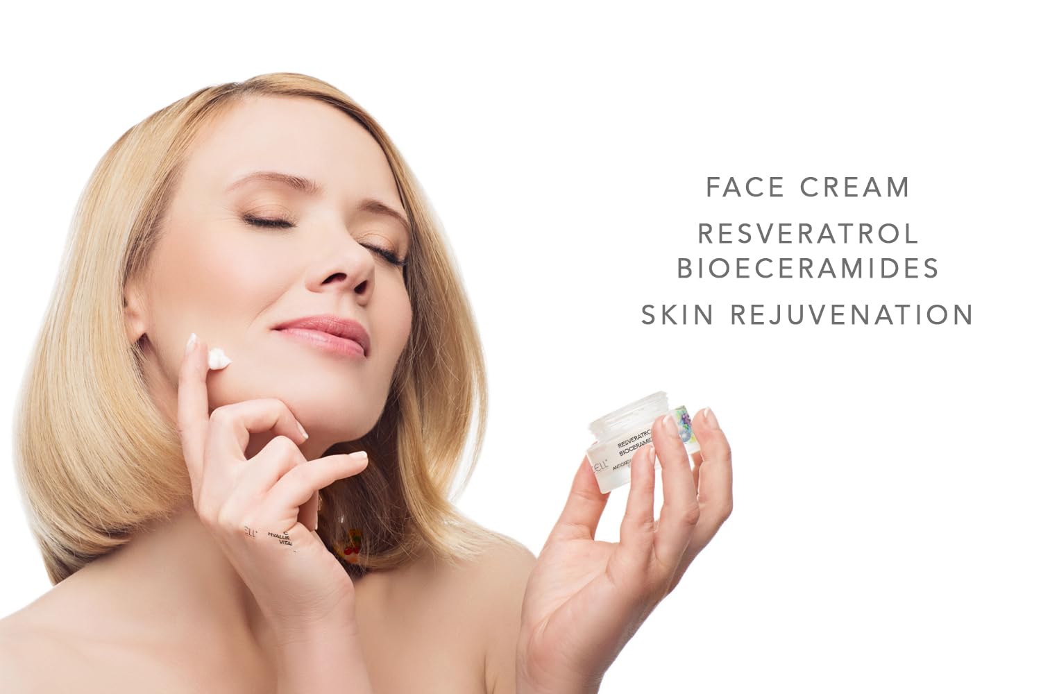 Resveratrol Face Moisturizer Cream with Ceramides - Nourishing, Keeps Moisture & Helps Elasticity, Firmness. Fills Expression Lines & Wrinkles - 50 ml-Velvo Beauty