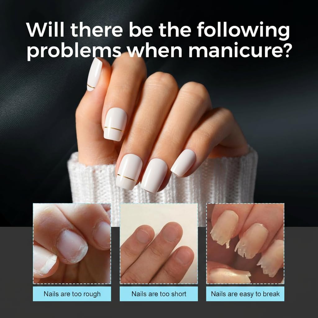 TOMICCA Extra Short Coffin Nail Tips Acrylic Nails 240Pcs Acrylic Nail Kit Pre-shape Full Cover Clear Nails For Nail Extension Home DIY Salon 15 Sizes Gel Nails-Velvo Beauty