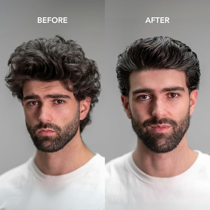 BluMaan Hydrating Hair Oil - Designed for Dry, Frizzy, Straight, or Curly Hair - 100% Natural Men's Hair Strengthening Oil - 60 ml / 2.0 oz-Velvo Beauty