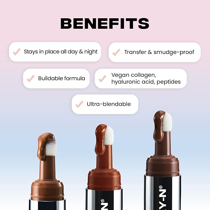 Sacheu Liquid Contour STAY-N Long Wear Cream Contour Makeup — Long Lasting, Blendable, & Lightweight Formula — Vegan & Cruelty-free, Giving Iconic-Velvo Beauty