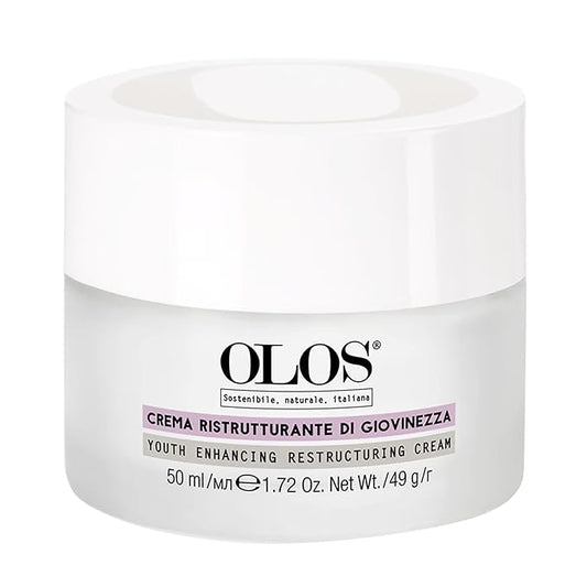 OLOS Youth-Enhancing Restructuring Cream - Anti-Aging Face Moisturizer - Face Lotion with Aloe and Shea Butter - Collagen Booster Face Cream - 1.7 oz-Velvo Beauty
