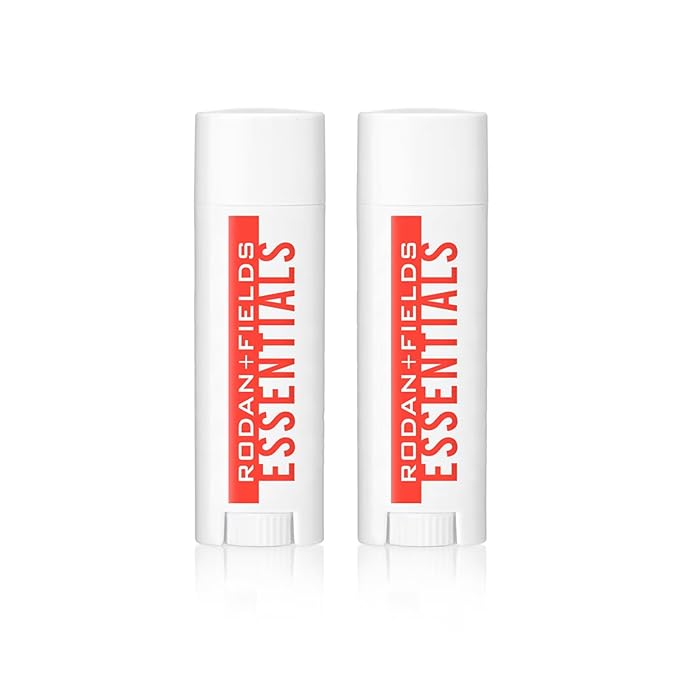 Rodan + Fields Essentials Lip Shield SPF 25 | 2 Pack | Lip Balm with Sunblock | Hydrating Formula for Chapped Lips | Travel Size | Beach Essential for Lip Care | Sun Protection-Velvo Beauty