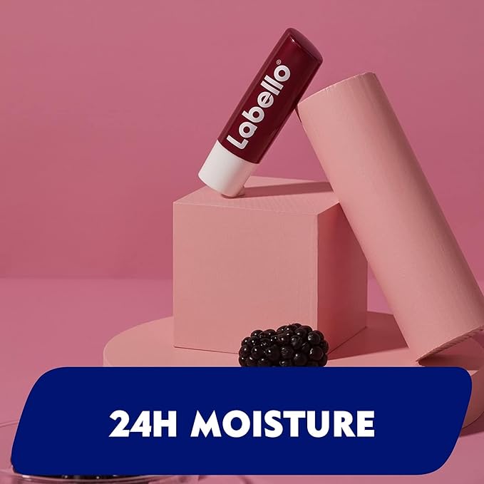 Labello BlackBerry Shine Lip Balm 4,8 g-Velvo Beauty
