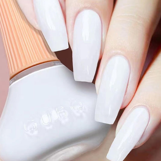 Major Dijit Quick Dry Nail Polish Ghost White Summer Nail Lacquer for Nail Art Regular Nail Polish 0.41 fl oz.-Velvo Beauty