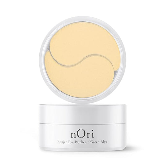 NORI Konjac Eye Patches - Anti-Wrinkle/Removes Bags/Hydrating/Anti-Dark Circle / 60 Pieces (24K Gold)-Velvo Beauty