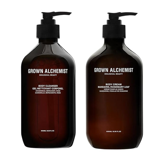 Grown Alchemist Body Cleanser and Body Cream DUO Kit (500ml each)-Velvo Beauty
