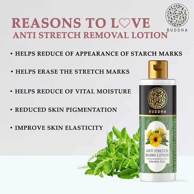 Anti-Stretch Marks Body Lotion - Reduce Visible Stretch Marks - 100% Natural (150 Ml (Pack Of 1))-Velvo Beauty
