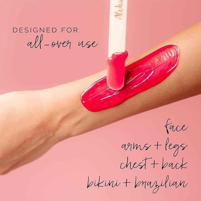 KoluaWax Hard Wax Beads for Hair Removal – Coarse Hair Formula – Face, Brazilian, Underarm, Back Chest, Bikini Waxing – Dragon Fruit & Hibiscus 1lb Refill for Wax Warmers & 10 Applicator Sticks 2 Pack-Velvo Beauty