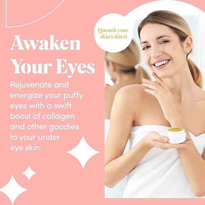 24K Gold Collagen Under Eye Mask - Bright Eyes Anti Aging Treatment-Velvo Beauty