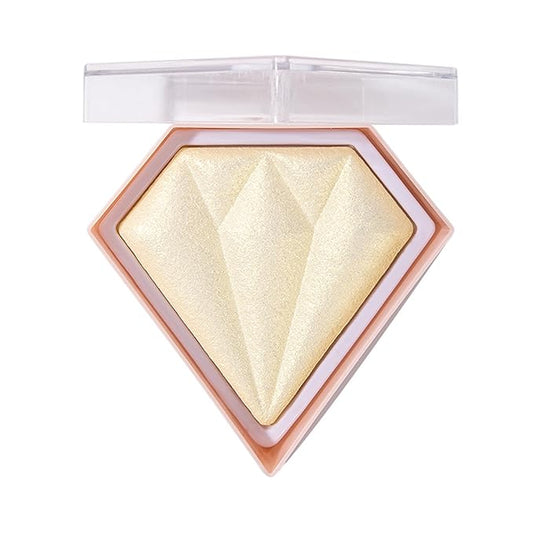 Face Highlighter Luminizers Highlighter powder Translucent Setting Powder High Definition Powder for All Skin Types and Skin Tones(N02)-Velvo Beauty