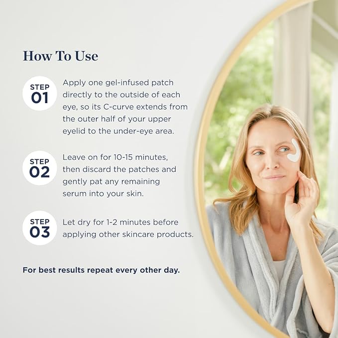 Ultra Firm Lifting Eye Mask- Visibly Lift, Tighten, Contour Eye Area for Wrinkles, Dark Circles- Skin Smoothing & Brightening- Visibly Reduce Signs of Aging w/Rhodiola Rosea Extract-Velvo Beauty