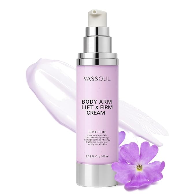 VASSOUL Lift and Firm Arm Cream : Skin Tightening Cream for Body - Firms Loose Skin, Reduces Cellulite on Arms, Thighs & Butt – 100ML-Velvo Beauty