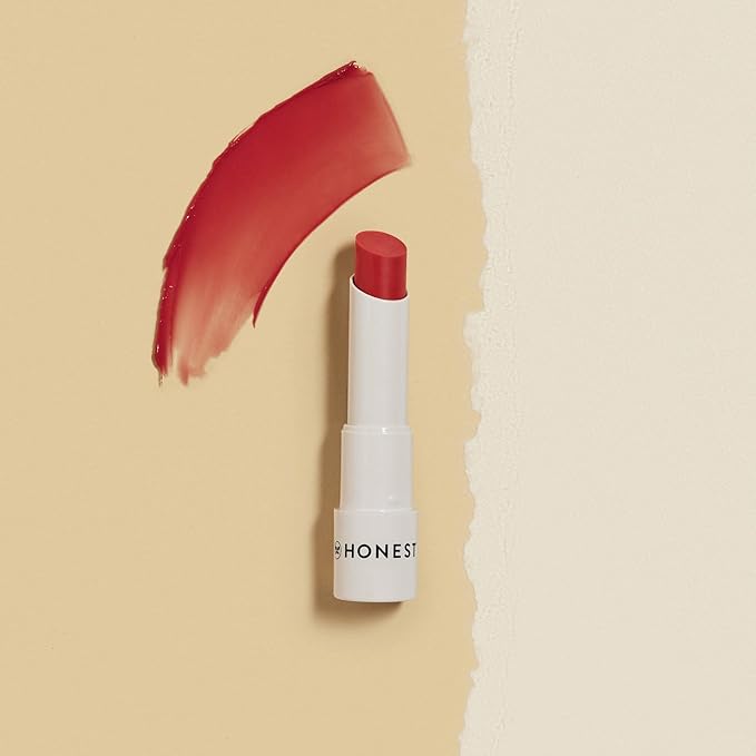 Honest Beauty Tinted Lip Balm | Antioxidant-rich Acai Extracts + Avocado Oil | EWG Certified, Vegan, Cruelty Free | Blood Orange-Velvo Beauty