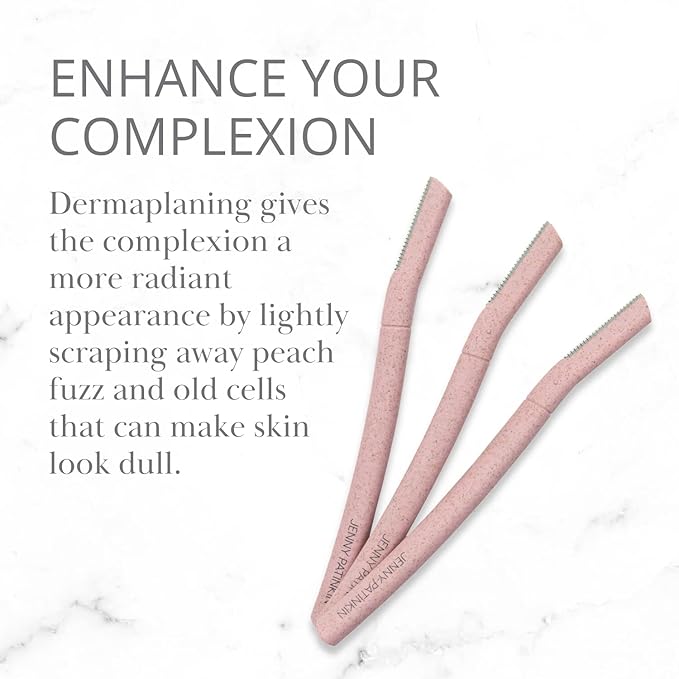 Dermaplaning Tool (3pcs) Set for Face, Expert Facial Razor for Women, Dermaplane Razor, Face Shaver for Women, Facial Dermaplaner, Peach Fuzz Remover, Exfoliated Skin & Hair Removal.-Velvo Beauty