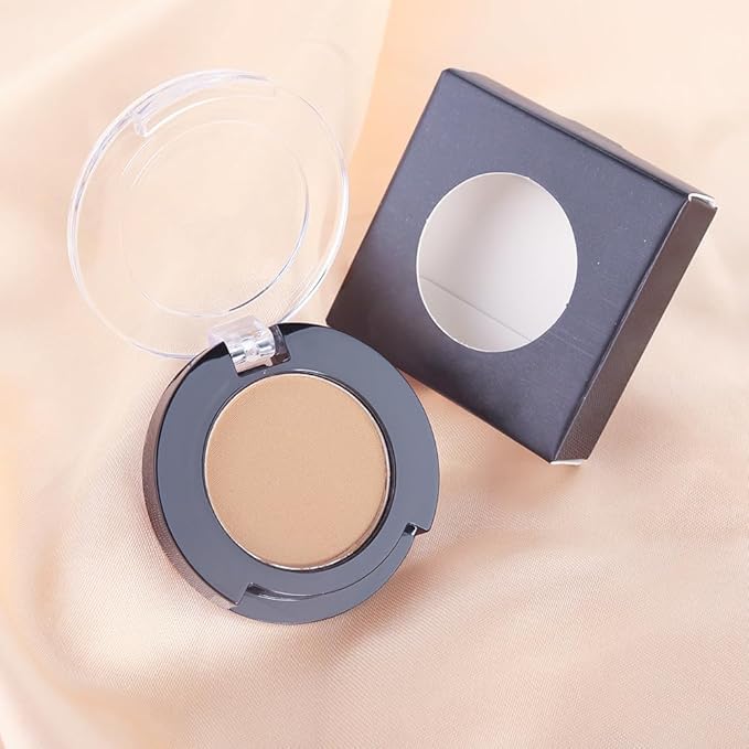 Single Matte Eyeshadow Makeup Palette, Neutral Dark Brown Eyeshadows Singles, Monochrome Eye Shadow Palette Makeup for Women, de sombras de ojos, Highly Pigmented Daily Evening Girls Eyeshadow-Velvo Beauty