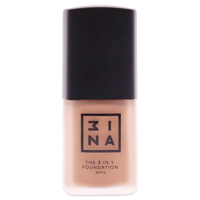3INA The 3-In-1 Foundation 205 - Vegan Formula - Combination Of Primer, Concealer And Foundation - Medium Coverage - Natural Finish - Perfect For Covering Lines And Blemishes - Long Lasting - 1.01 Oz-Velvo Beauty