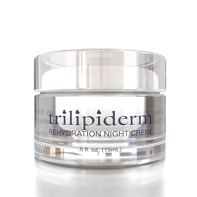 Trilipiderm Rehydration Night Crème .5oz Travel Size Night Rejuvenation with Anti-Aging Hyaluronic Acid and Retinol-Velvo Beauty