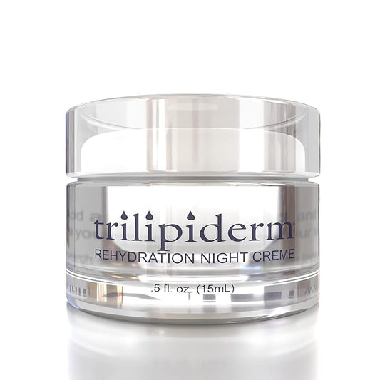 Trilipiderm Rehydration Night Crème .5oz Travel Size Night Rejuvenation with Anti-Aging Hyaluronic Acid and Retinol-Velvo Beauty