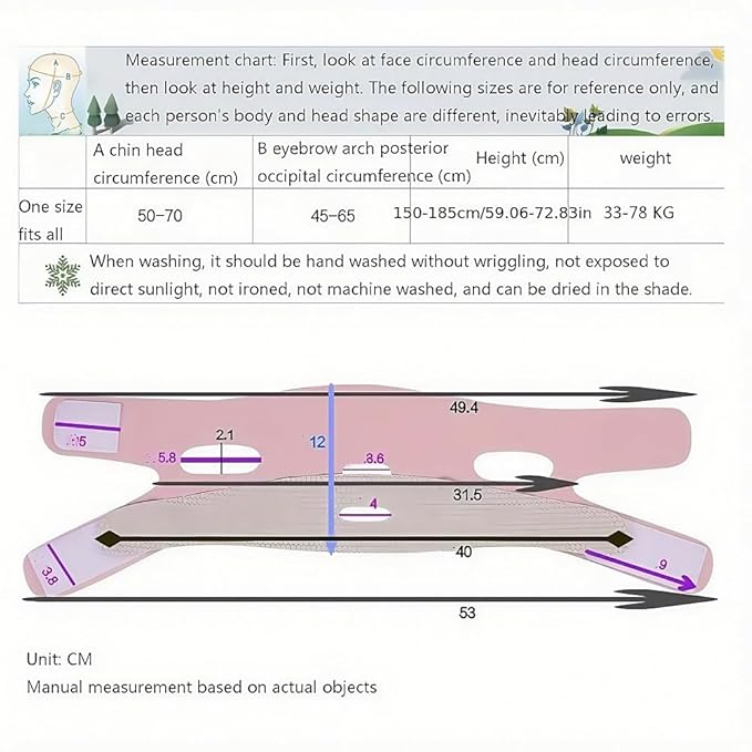 2pc V Line Face Lifting Strap - Chin and Cheek Lifting Bandage for V Face Lift - Sleeping Mask Strap for Women - Gift Idea-Velvo Beauty