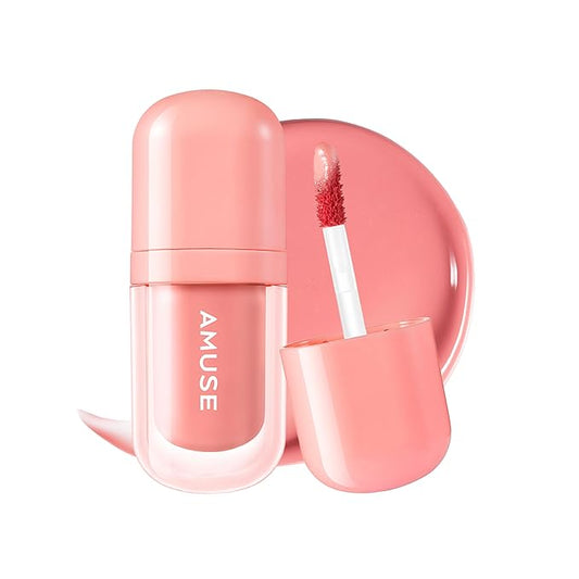 Amuse SEOUL BEBE TINT - 06 PINK FIG | 24-hour Long-lasting Lip Stain, Plumping, Hydrating, Moisturizing, No Peel Off, Lip Care, Treatment, Non Sticky, Korean Lip Tint for Dry Lips-Velvo Beauty
