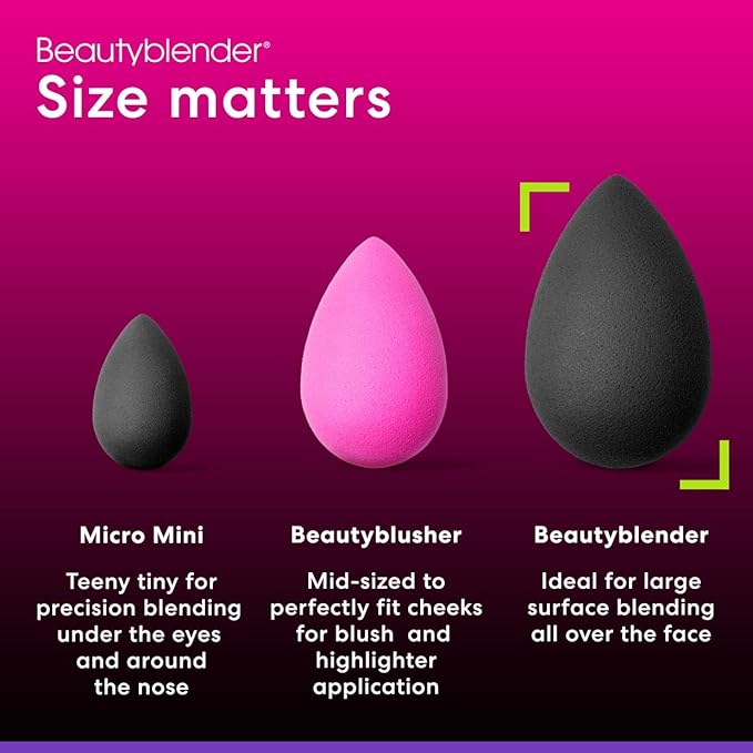 Beautyblender® | Pro Blender Makeup Sponge | Blend Liquid Foundations, Powders and Creams | Streak Free Application | Vegan, Cruelty Free | Made in USA-Velvo Beauty