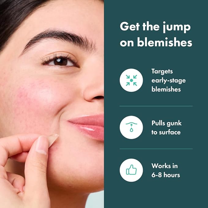 Mighty Patch Micropoint Large Hydrocolloid Pimple Patches for Face Blemishes from Hero Cosmetics, Acne Stickers for Early Stage Zits & Hidden Pimples, 395 Proprietary Micropoints, 8 Count-Velvo Beauty