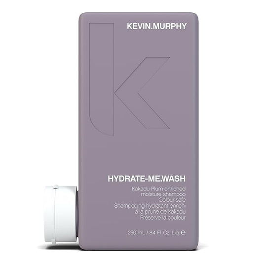 KEVIN.MURPHY HYDRATE-ME.WASH - Hydrating Shampoo for Natural & Coloured Hair - For Dull, Parched & Dry Hair - Deep Nourish Shampoos - 250 ml / 8.4 fl oz-Velvo Beauty