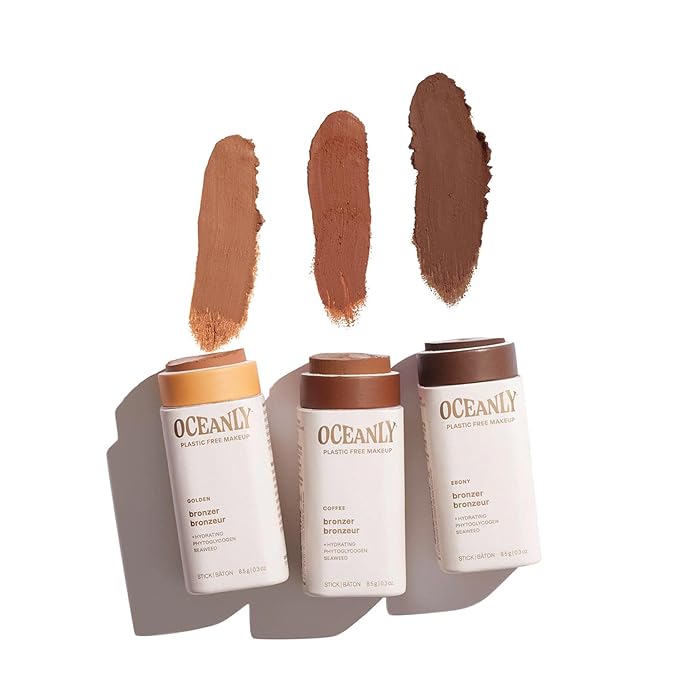ATTITUDE Oceanly Lightweight Bronzer Stick, Titanium Dioxide-Free, EWG Verified, Plastic-Free, Vegan & Cruelty-free Makeup, Coffee, 0.3 Ounces-Velvo Beauty