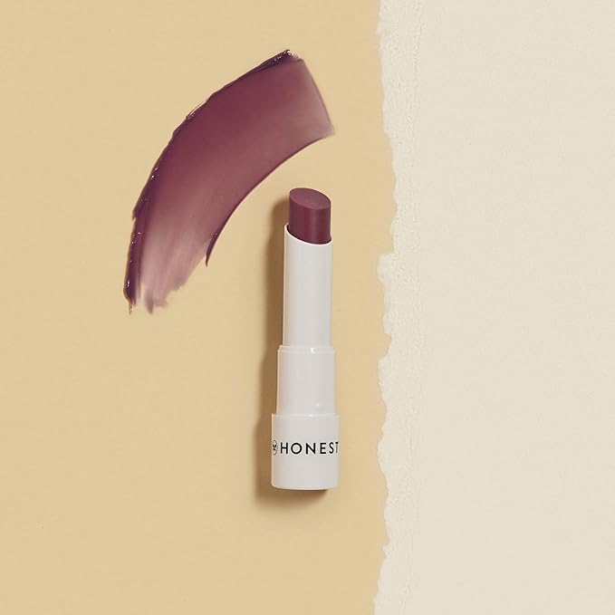 Honest Beauty Tinted Lip Balm | Antioxidant-rich Acai Extracts + Avocado Oil | EWG Certified, Vegan, Cruelty Free | Plum Drop-Velvo Beauty