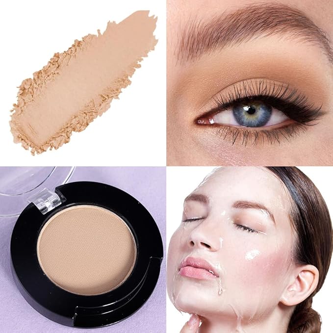 Single Matte Eyeshadow Makeup Palette, Neutral Dark Brown Eyeshadows Singles, Monochrome Eye Shadow Palette Makeup for Women, de sombras de ojos, Highly Pigmented Daily Evening Girls Eyeshadow-Velvo Beauty