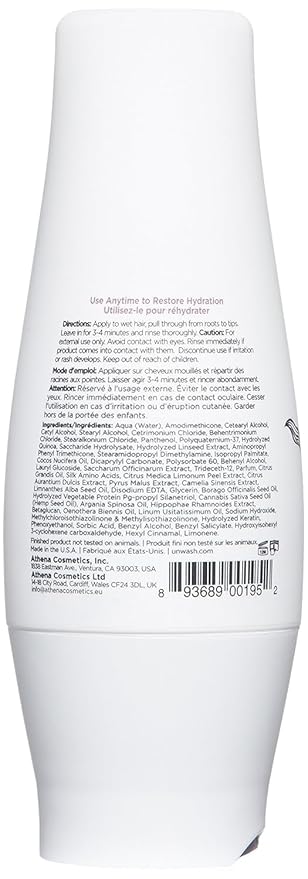 unwash Hydrating Hair Masque - Deep Conditioning & Restorative Hair Treatment for Damaged, Dry & Colored Hair, Sulfate & Paraben Free, Made w/Argan and Coconut Oils, 13.5 Fl Oz-Velvo Beauty