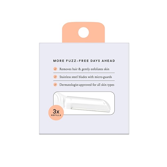 Billie - Dermaplane Refill Blades - Stainless Steel Blades with Safety Micro-guards - Nickel-free - Gently Exfoliates Skin - 3 count-Velvo Beauty