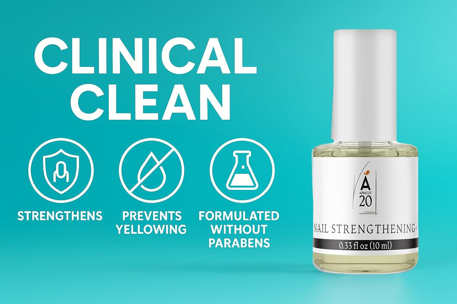 Nail Strengthening Oil Plus, Growth and Repair Treatment for Weak Nails, Nourishing 25 Essential & Carrier Oils Formula - 0.33 fl oz-Velvo Beauty