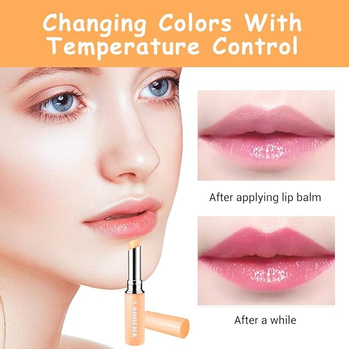 LANBENA Chameleon Lip Balm Nourishing Moisturizing Lip Care Daily Use Natural Extract Beauty Makeup Lipstick-Velvo Beauty