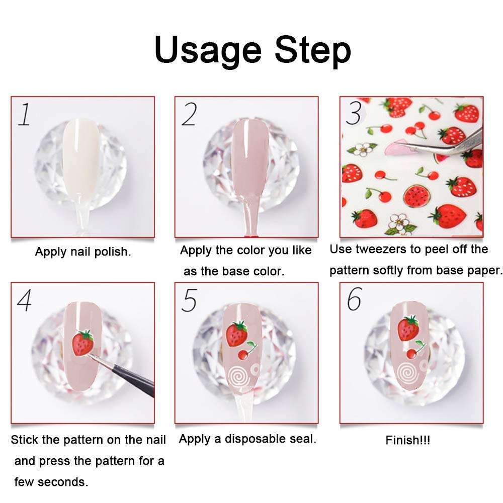 1000 Patterns Christmas nail art sticker decals, Kalolary Self-Adhesive Nail Stickers Santa Claus Snowflake Snowman Christmas Bell Tree Stick Elk for Christams Nail Decoration Gift(12 Sheets)-Velvo Beauty