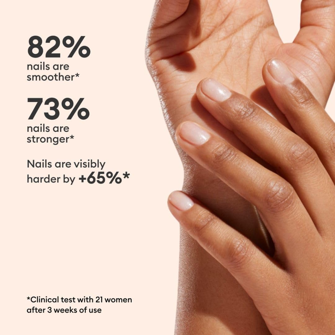 Manucurist Active Shine Illuminating & Care Nail Polish - Nail Concealer - No Lamp - Ultra-Shiny 2 in 1 Nude Gel Polish: Nail Strengthener and Growth, Highlighter & Care - Damaged Nails Repair-Velvo Beauty