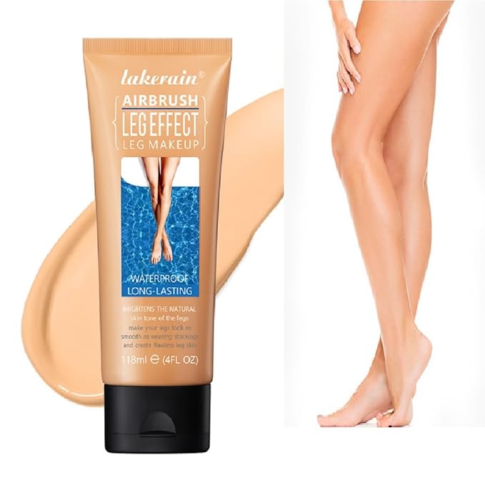 Leg Makeup Waterproof No Transfer,Leg Makeup Lotion,Leg and Body Scar Cover up Makeup,Long Last Body Foundation (2# Medium Golw)-Velvo Beauty
