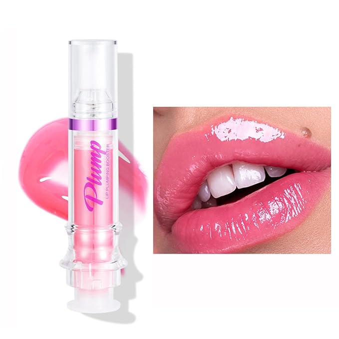 Lip Plumper Gloss,Natural Spicy Lip Plumping Booster Moisturizing Hydrating Lip Plumping Oil and Lip Care Serum for Women Girls(#5)-Velvo Beauty