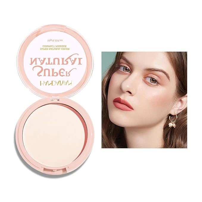 Pressed Face Powder Makeup Mineral Foundation Finishing Powder Pressed Finishing and Setting Powder Loose Setting Powder Makeup #01-Velvo Beauty