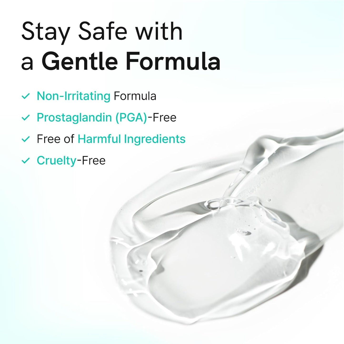 Korean Lash Serum for Fuller, Thicker Lashes | Daily Eyelash & Eye Brow Growth Booster with Biotin, Centella, Peptides, Hyaluronic Acid | Prostaglandin-Free, Vegan, Non-Irritating, 0.3 fl oz-Velvo Beauty