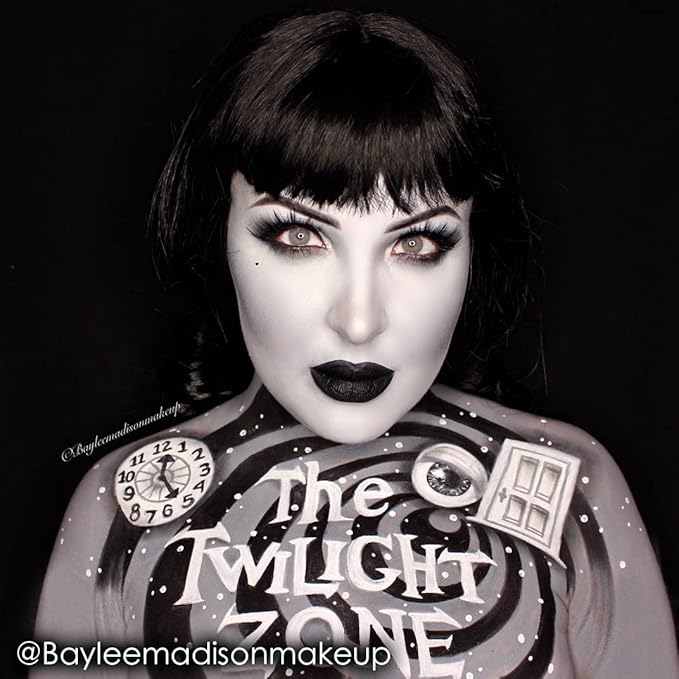 Mehron Makeup Paradise Makeup AQ Refill Size | Stage & Screen, Face & Body Painting, Beauty, Cosplay, Halloween | Water Activated Face Paint, Body Paint, Cosplay Makeup .25 oz (7 ml) (STORM CLOUD)-Velvo Beauty